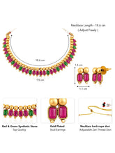 Enchanting Colours Short Necklace Set
