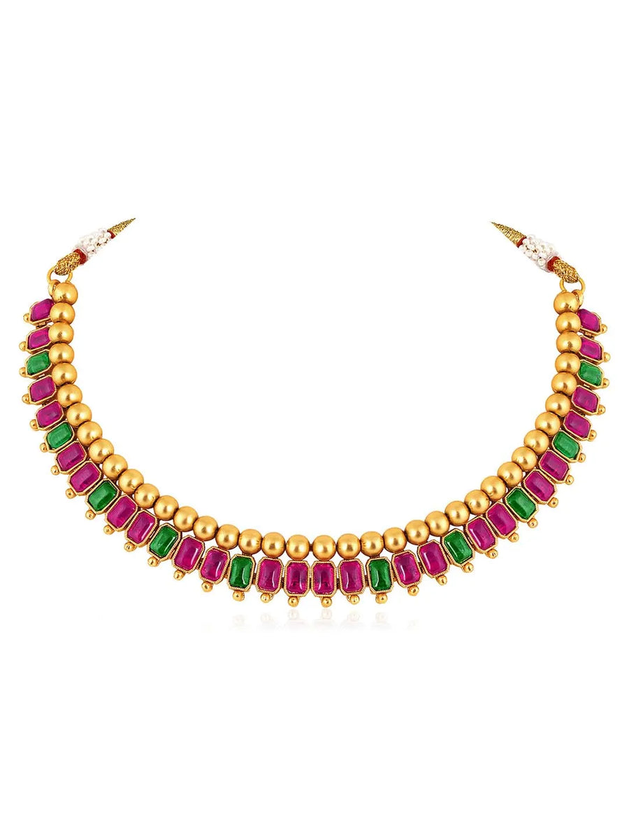 Enchanting Colours Short Necklace Set