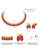 Enchanting Colours Short Necklace Set