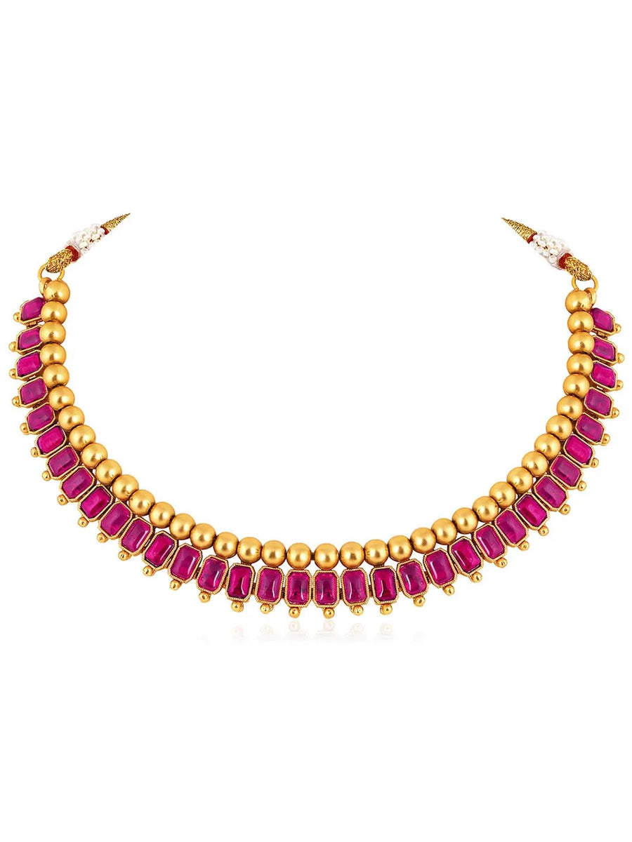 Enchanting Colours Short Necklace Set
