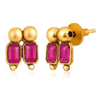 Enchanting Colours Short Necklace Set - Rani Pink