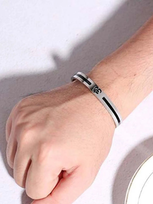Peaceful Om Serenity Cuff Bracelet