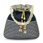 Regal Loom Pearl Drop Potli Bag
