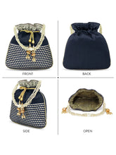 Regal Loom Pearl Drop Potli Bag