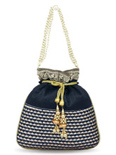 Regal Loom Pearl Drop Potli Bag