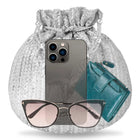 Graceful Evening Elegance Potli Bag - Silver