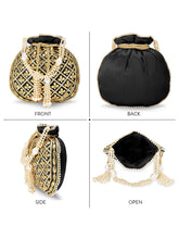 Sequin Potli Bag by Peora | Sparkling Ethnic Fashion Accessory

