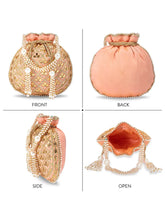 Sequin Potli Bag – Sparkling Festive Charm | Peora