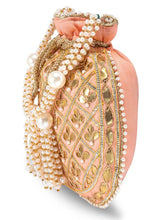 Sequin Potli Bag – Sparkling Festive Charm | Peora