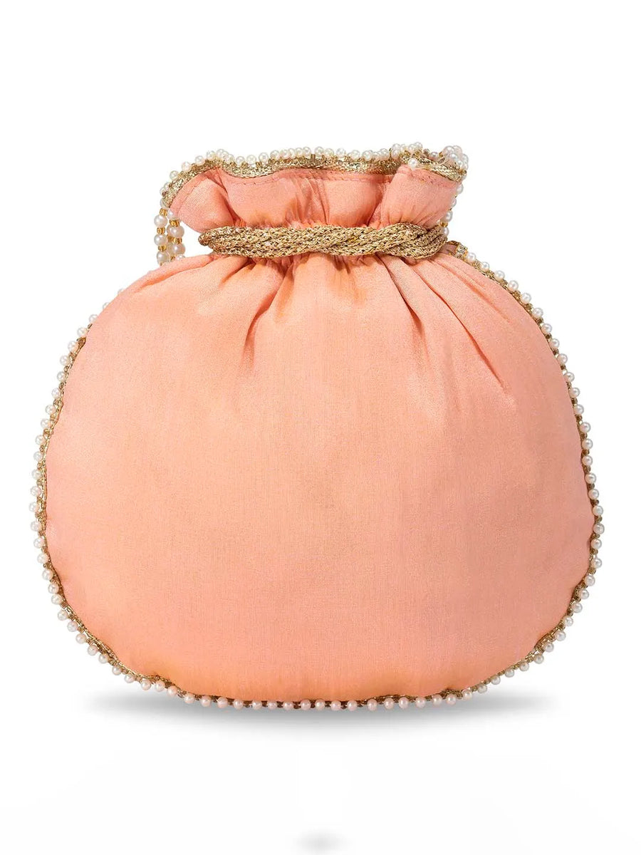 Sequin Potli Bag – Sparkling Festive Charm | Peora