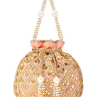Sequin Potli Bag – Sparkling Festive Charm | Peora