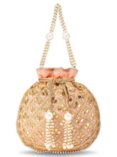 Sequin Potli Bag – Sparkling Festive Charm | Peora
