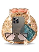 Sequin Potli Bag – Sparkling Festive Charm | Peora