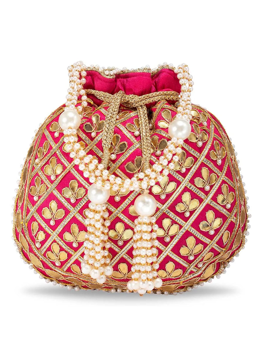 Chic Luxe Glitter Sequin Potli Bag