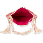 Chic Luxe Glitter Sequin Potli Bag - Rani Pink