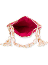 Chic Luxe Glitter Sequin Potli Bag - Rani Pink