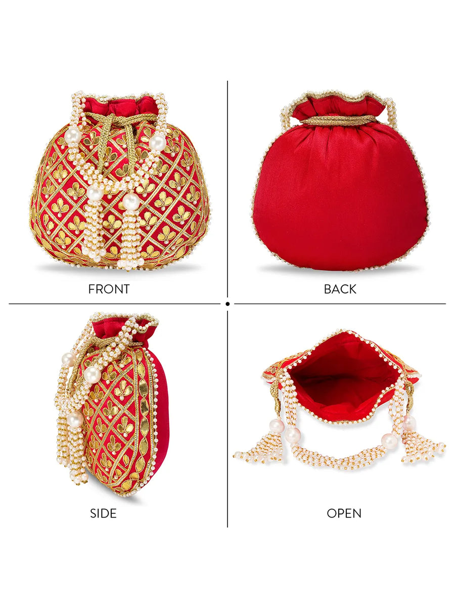 Chic Luxe Glitter Sequin Potli Bag