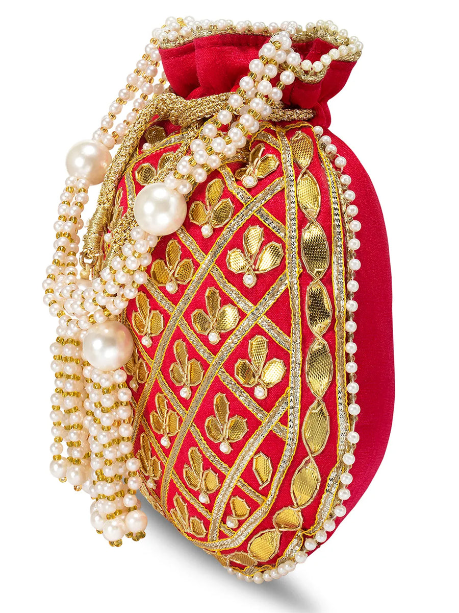Chic Luxe Glitter Sequin Potli Bag