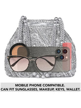 Floral Beaded Evening Elegance Bag