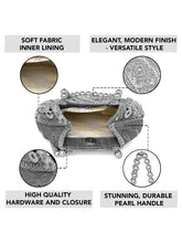 Floral Beaded Evening Elegance Bag