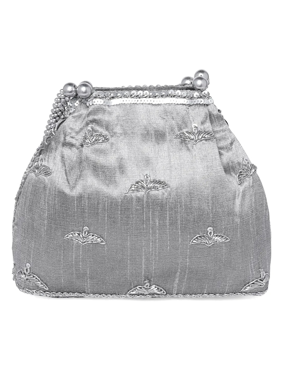 Floral Beaded Evening Elegance Bag