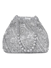 Floral Beaded Evening Elegance Bag