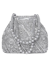 Floral Beaded Evening Elegance Bag
