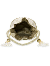 Peora Pearl Sequin Drawstring Potli Bag - Gold