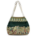 Timeless Zari Embroidery Potli Bag - Green