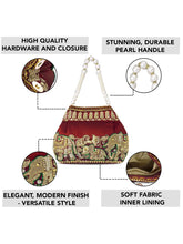 Timeless Zari Embroidery Potli Bag - Maroon