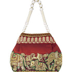 Timeless Zari Embroidery Potli Bag - Maroon