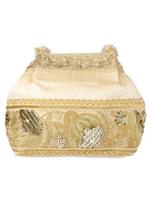 Timeless Zari Embroidery Potli Bag - Cream