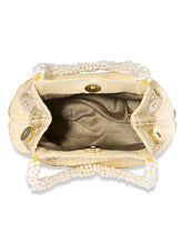 Timeless Zari Embroidery Potli Bag - Cream