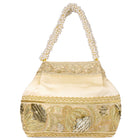 Timeless Zari Embroidery Potli Bag - Cream