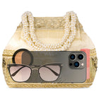 Timeless Zari Embroidery Potli Bag - Cream