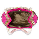 Timeless Zari Embroidery Potli Bag - Rani Pink