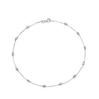 Peora Station Silver Beats Anklet- Silver