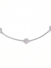 Peora Minimal Crystal Anklet - Silver