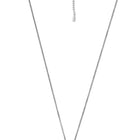 Dainty 925 Silver Heart Crystal Pendant Chain