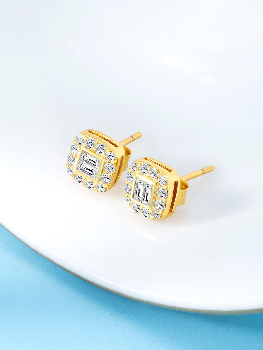 Refined CZ Golden Studs