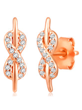 Elegant Infinity: Rose Gold  CZ Set