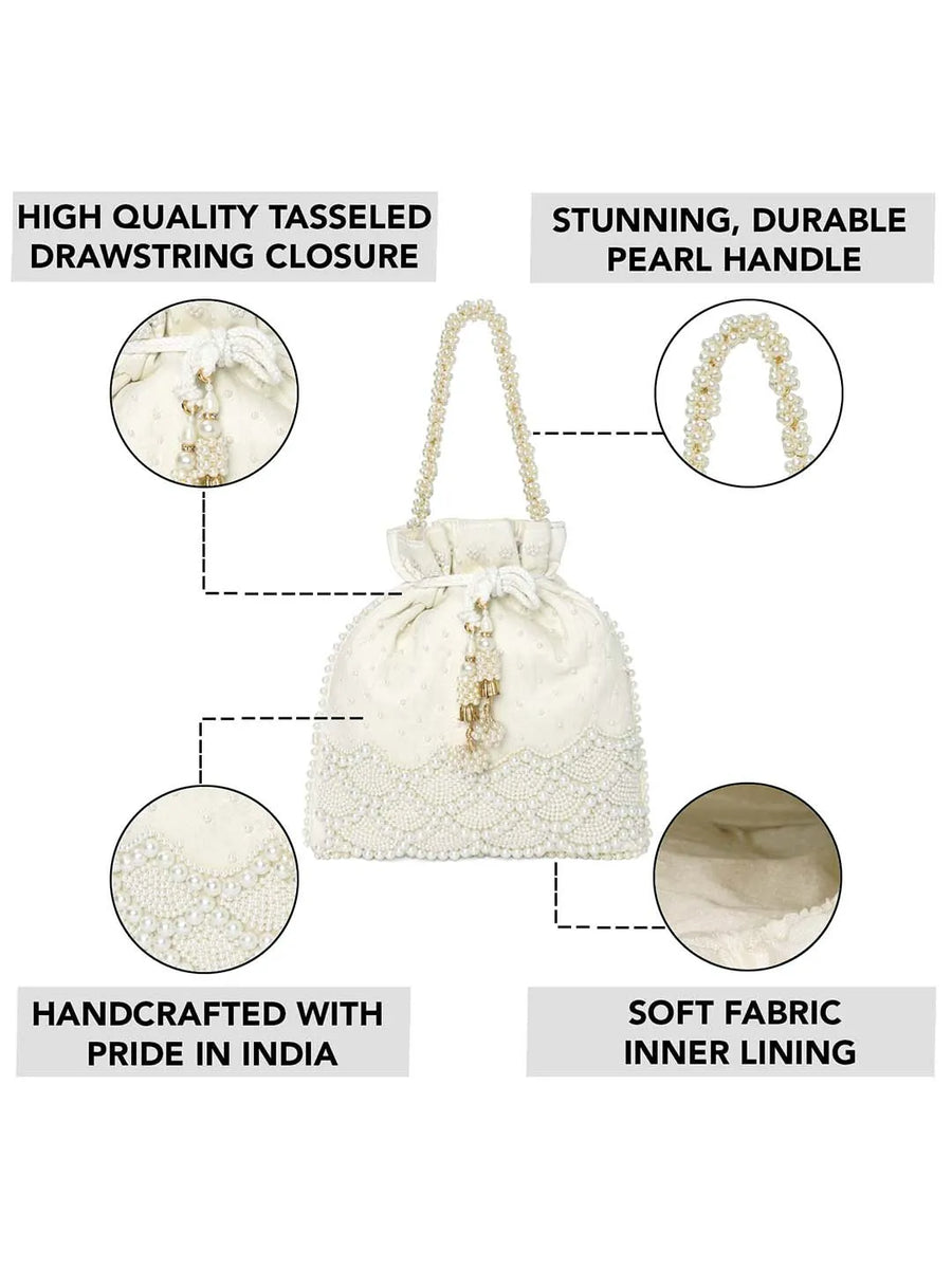 Embroidery Potli – Traditional Charm with Intricate Detailing | Peora