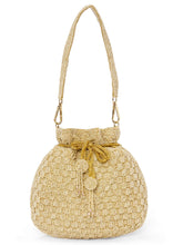 Elegant Beads Potli for Evening Occasions - Cream