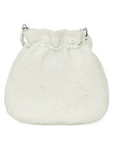 Elegant Beads Potli for Evening Occasions - White