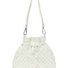 Elegant Beads Potli for Evening Occasions - White
