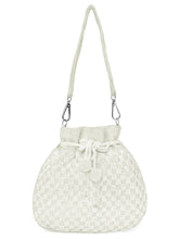 Elegant Beads Potli for Evening Occasions - White