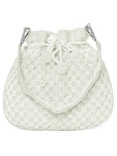 Elegant Beads Potli for Evening Occasions - White