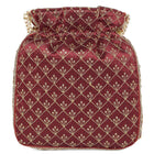 Stylish Glamour Grasp Potli Bag - Maroon