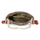 Stylish Glamour Grasp Potli Bag - Maroon