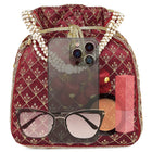 Stylish Glamour Grasp Potli Bag - Maroon